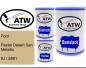 Preview: Ford, Pastel Desert San Metallic, 9J / 5891: 500ml Lackdose + 500ml Klarlack + 250ml Härter - Set, von ATW Autoteile West.